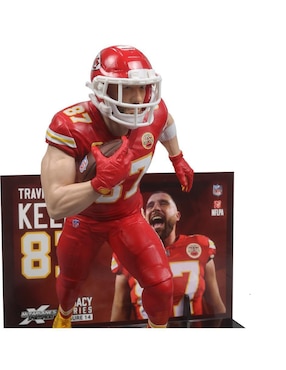 Estatua NFL Chiefs Travis Kelce collectors Mcfarlane