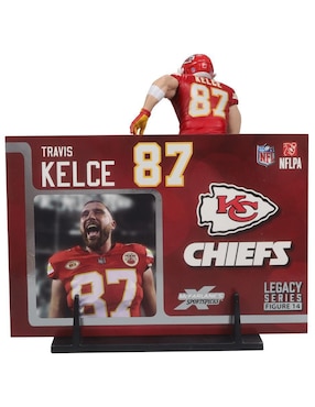Estatua NFL Chiefs Travis Kelce collectors Mcfarlane