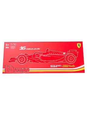 Vehículo Bburago 1:18 16 Charles Leclerc