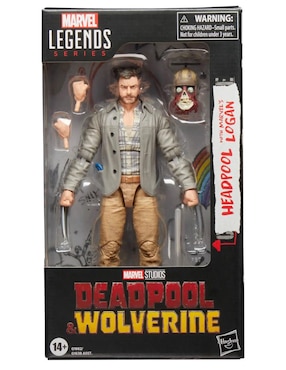Figura de colección articulada Deadpool & Wolverine Logan Wolverine Marvel Legends