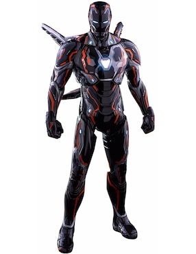 Figura de colección articulada Marvel Avengers Infiny War Iron Man especial Hot Toys con luz