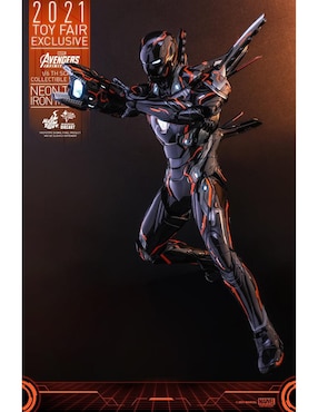 Figura de colección articulada Marvel Avengers Infiny War Iron Man especial Hot Toys con luz