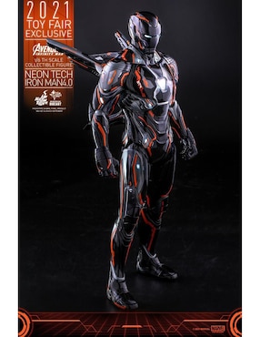 Figura de colección articulada Marvel Avengers Infiny War Iron Man especial Hot Toys con luz