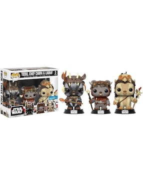 Funko Pop Pop! Star Wars Teebo, Chief, Chirpa y Logray
