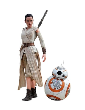 Set Figuras De Colección Star Wars The Force Awakens Rey Y BB-8 Hot Toys