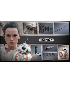 Figura de colección articulada Star Wars The Force Awakens Rey y BB-8 collectors Hot Toys