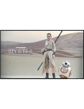 Figura de colección articulada Star Wars The Force Awakens Rey y BB-8 collectors Hot Toys