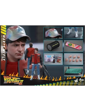 Figura de colección articulada Back to the Future II Marty Mcfly collectors Hot Toys