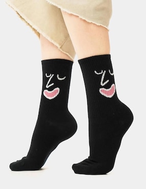 Calcetín Aerox EmojiBlack unisex