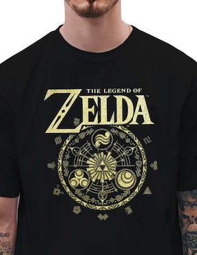 Playera Nintendo zelda cuello redondo para hombre