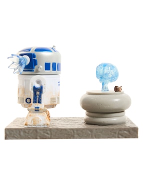 Funko POP! Deluxe Star Wars R2-D2 And Princess Leia Hologram cabeza oscilante