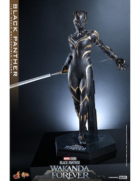Figura de colección articulada Black Panther: Wakanda Forever Black Panther collectors Hot Toys