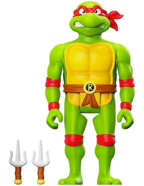 Figura de colección articulada Teenage Mutant Ninja Turtles Raphael collectors Super 7 Reaction