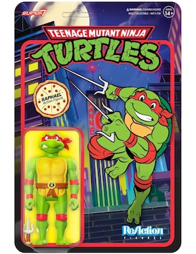 Figura de colección articulada Teenage Mutant Ninja Turtles Raphael collectors Super 7 Reaction