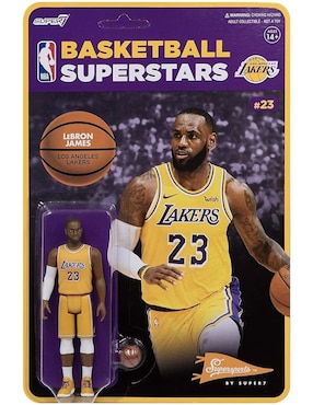 Figura de colección articulada Los Angeles Lakers Lebron James chase Super 7