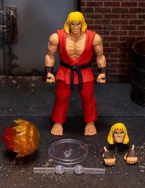 Figura de colección articulada Street Fighter Ken ultimate Jada Toys