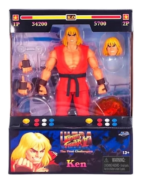 Figura de colección articulada Street Fighter Ken ultimate Jada Toys