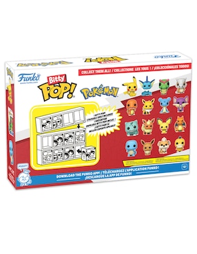 Funko Bitty POP! Pokémon Bulbasaur, Flareón, Pichu y Charizard