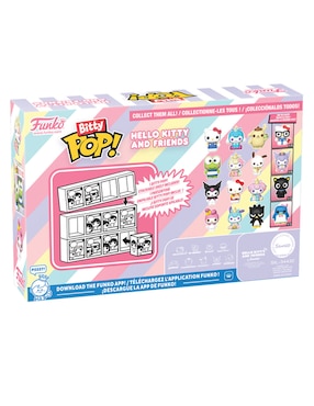 Funko Bitty POP! Hello Kitty and Friends Hello Kitty (Classic), Cinnamoroll, Pompompurin y Tuxedosam