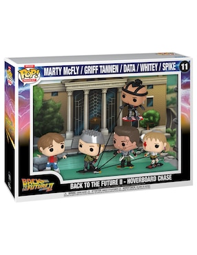 Funko POP! Moment Back To The Future II-Hoverboard Chase Marty McFly, Griff Tannen, Data, Whitey y Spike Deluxe