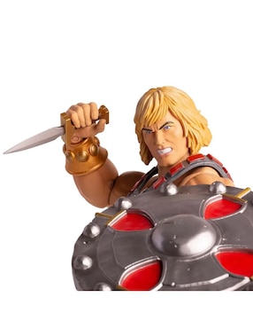 Figura de colección articulada Masters of the Universe He-Man deluxe Mondo
