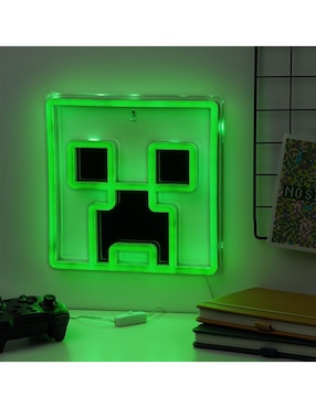 Lampara de pared LED Minecraft