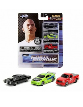 Vehículo Jada 1:64 Nano Hollywood Rides Fast & Furious