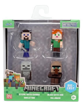 Set figuras acción Minecraft Diferentes personajes Jada