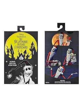 Figura de colección articulada The Nightmare Before Christmas Santa Jack Skellington Neca