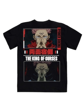 Playera Mascara de Latex Jujutsu Kaisen cuello redondo para hombre