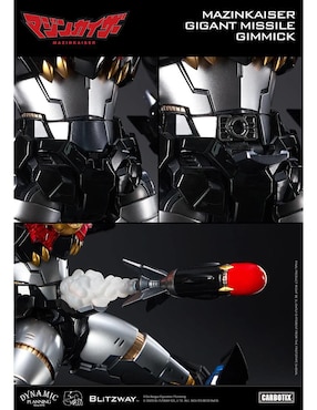 Figura de colección articulada Mazinger Z Blitzway con luz