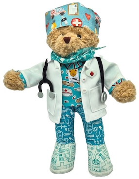 Peluche de Oso Queca Designs Hecho a mano de 24 cm