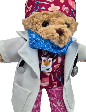 Peluche de Oso Queca Designs Hecho a mano de 34 cm