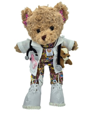 Peluche de Oso Queca Designs Hecho a mano de 34 cm