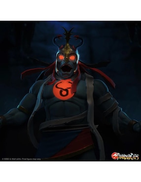 Figura de colección articulada Thundercats Mumm-Ra Super 7 con luz