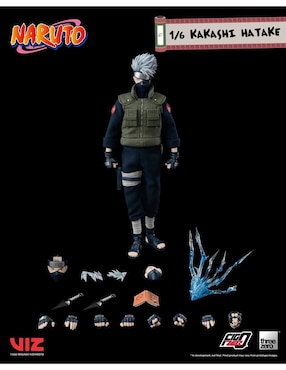 Figura de colección articulada Naruto Kakashi Hatake Threezero