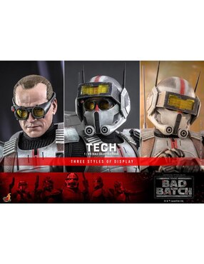 Figura de colección articulada Star Wars: The Bad Batch Tech Deck Hot Toys