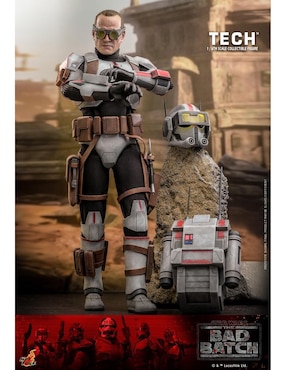Figura de colección articulada Star Wars: The Bad Batch Tech Deck Hot Toys