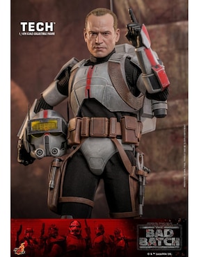 Figura de colección articulada Star Wars: The Bad Batch Tech Deck Hot Toys