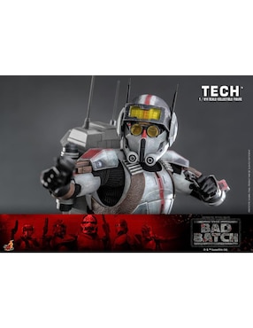 Figura de colección articulada Star Wars: The Bad Batch Tech Deck Hot Toys