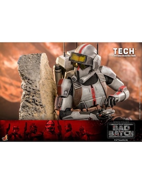 Figura de colección articulada Star Wars: The Bad Batch Tech Deck Hot Toys