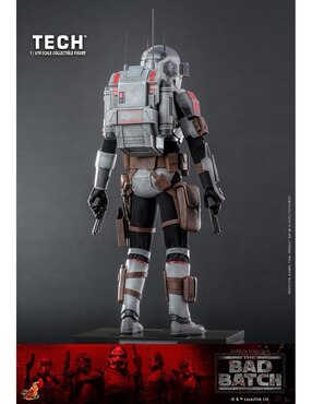 Figura de colección articulada Star Wars: The Bad Batch Tech Deck Hot Toys