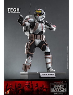 Figura de colección articulada Star Wars: The Bad Batch Tech Deck Hot Toys