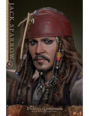 Figura de colección articulada Piratas del Caribe Jack Sparrow deluxe Hot Toys