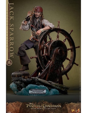 Figura de colección articulada Piratas del Caribe Jack Sparrow deluxe Hot Toys
