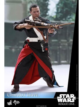 Figura de colección articulada Star Wars Rogue One Chirrut Imwe deluxe Hot Toys