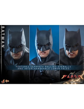 Figura de colección articulada The Flash Batman Hot Toys