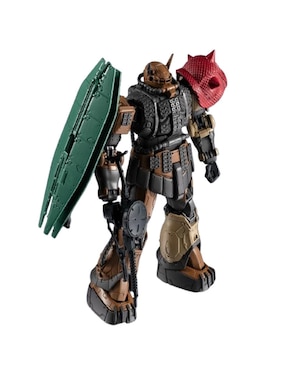 Figura de colección articulada Gundam Zaku II F Type Solari coleccionable Bandai