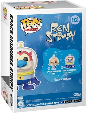 Funko Pop Ren and Stimpy Space Madness Stimpy