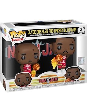 Funko Pop NBA Jam Clyde Drexler And Hakeem Olajuwon